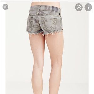 True Religion Camouflage Jean Shorts